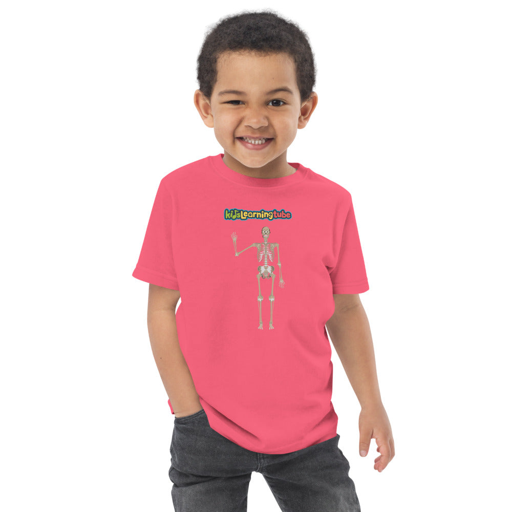 Skeleton - Toddler jersey t-shirt