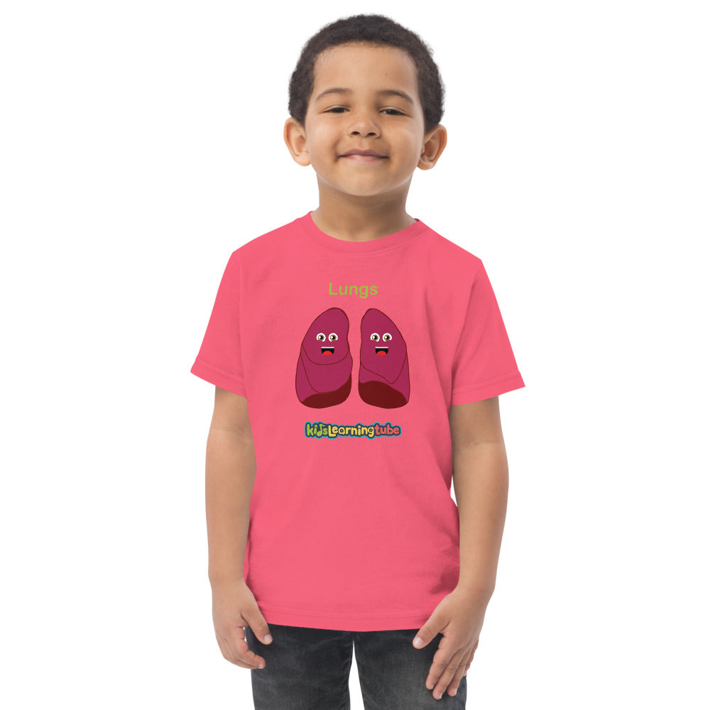 Lungs - Toddler jersey t-shirt