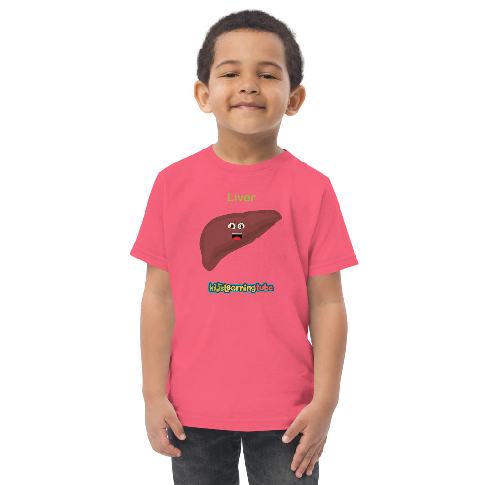Liver - Toddler jersey t-shirt