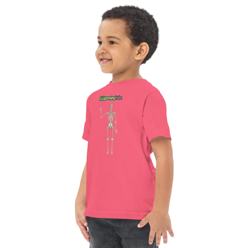 Skeleton - Toddler jersey t-shirt