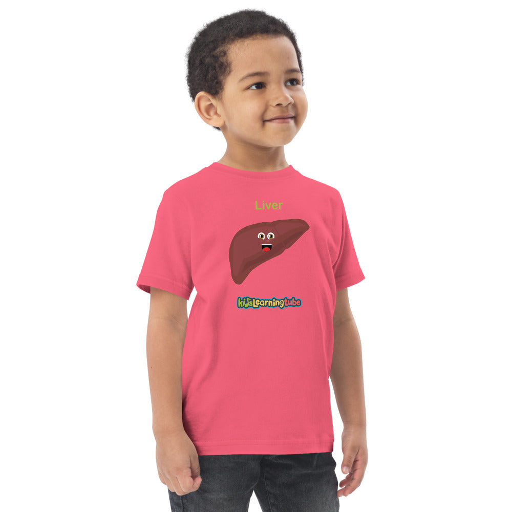 Liver - Toddler jersey t-shirt