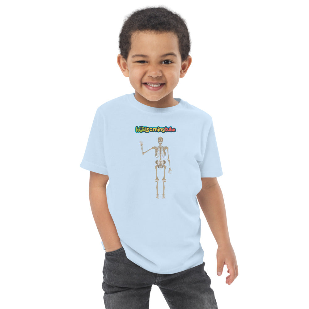 Skeleton - Toddler jersey t-shirt