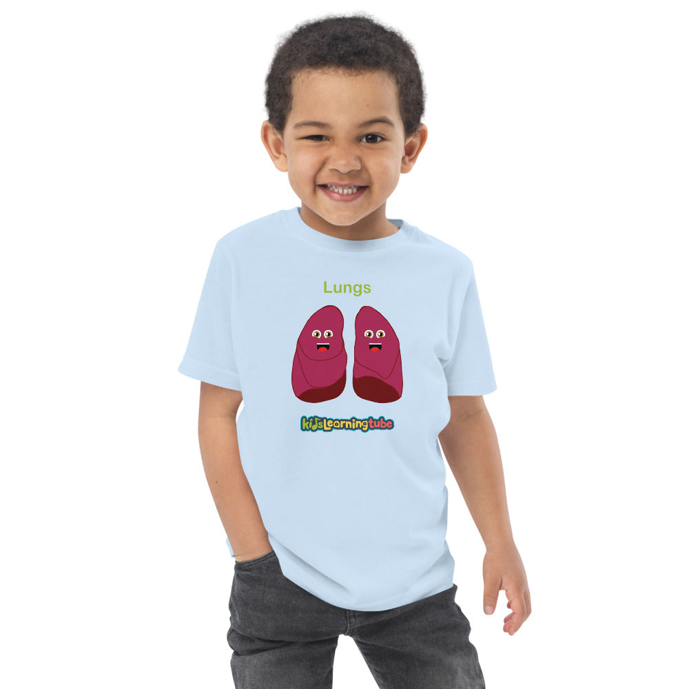 Lungs - Toddler jersey t-shirt