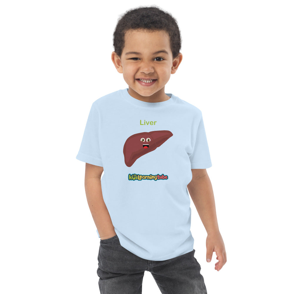 Liver - Toddler jersey t-shirt