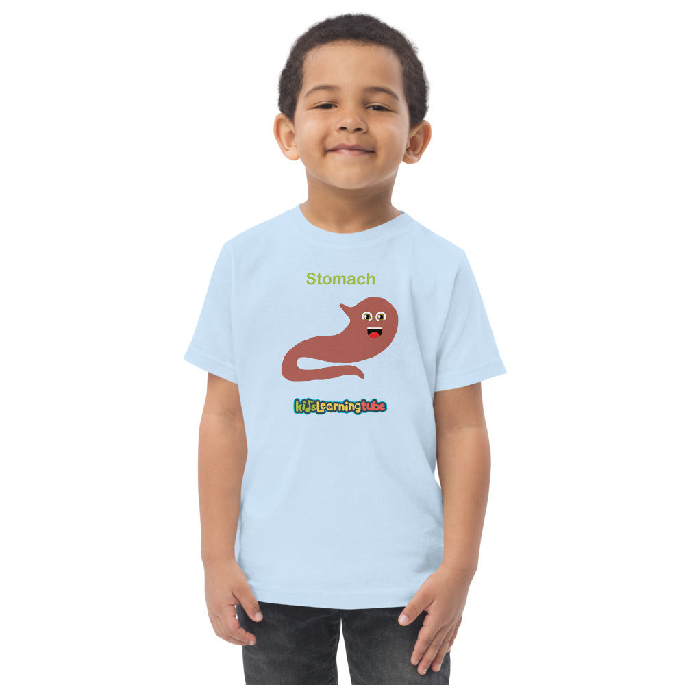 Stomach - Toddler jersey t-shirt