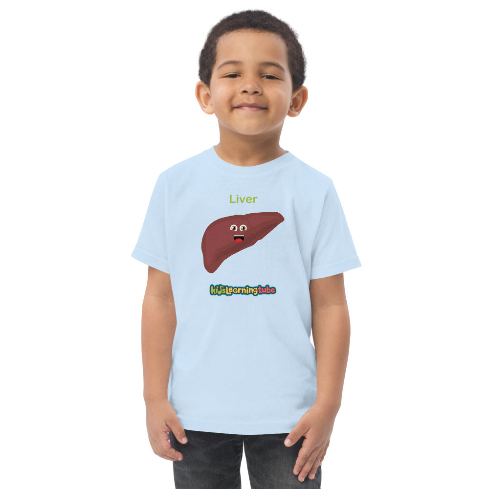 Liver - Toddler jersey t-shirt
