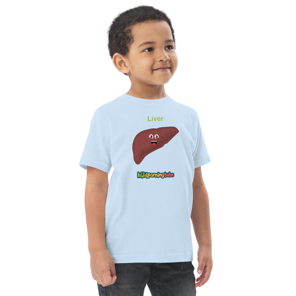 Liver - Toddler jersey t-shirt
