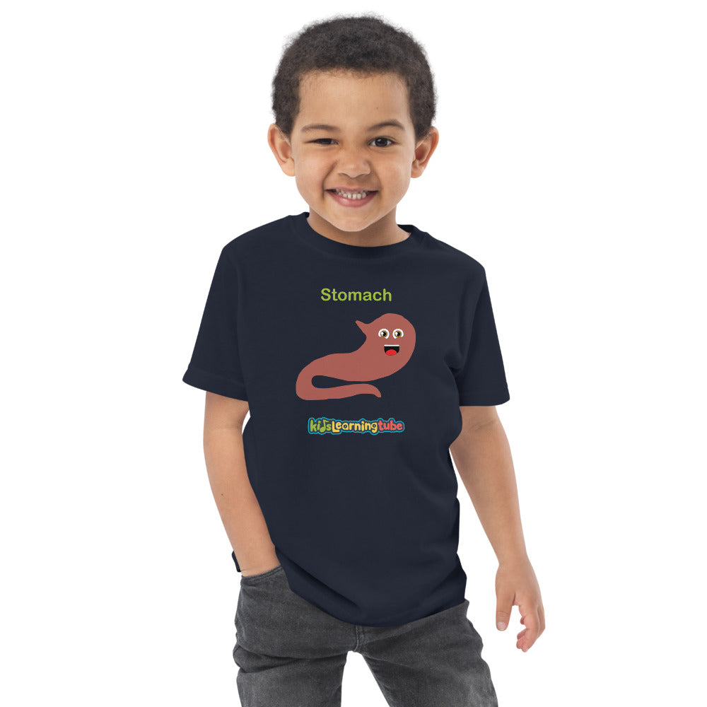 Stomach - Toddler jersey t-shirt