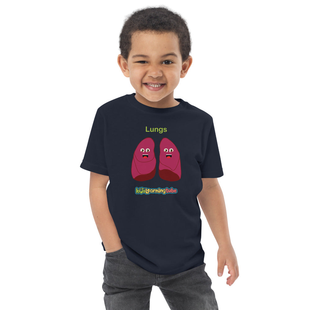 Lungs - Toddler jersey t-shirt