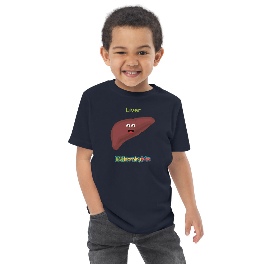 Liver - Toddler jersey t-shirt