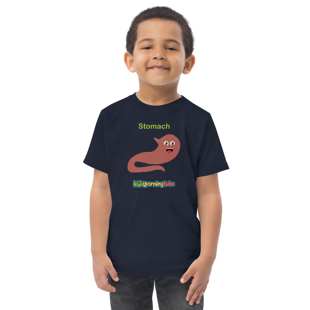 Stomach - Toddler jersey t-shirt