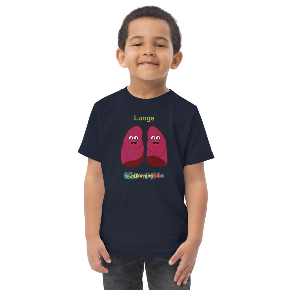 Lungs - Toddler jersey t-shirt