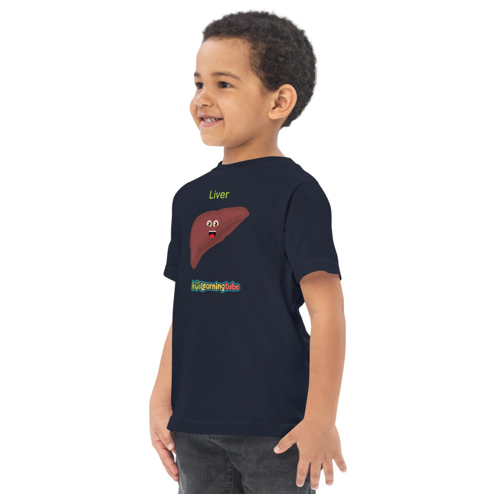 Liver - Toddler jersey t-shirt