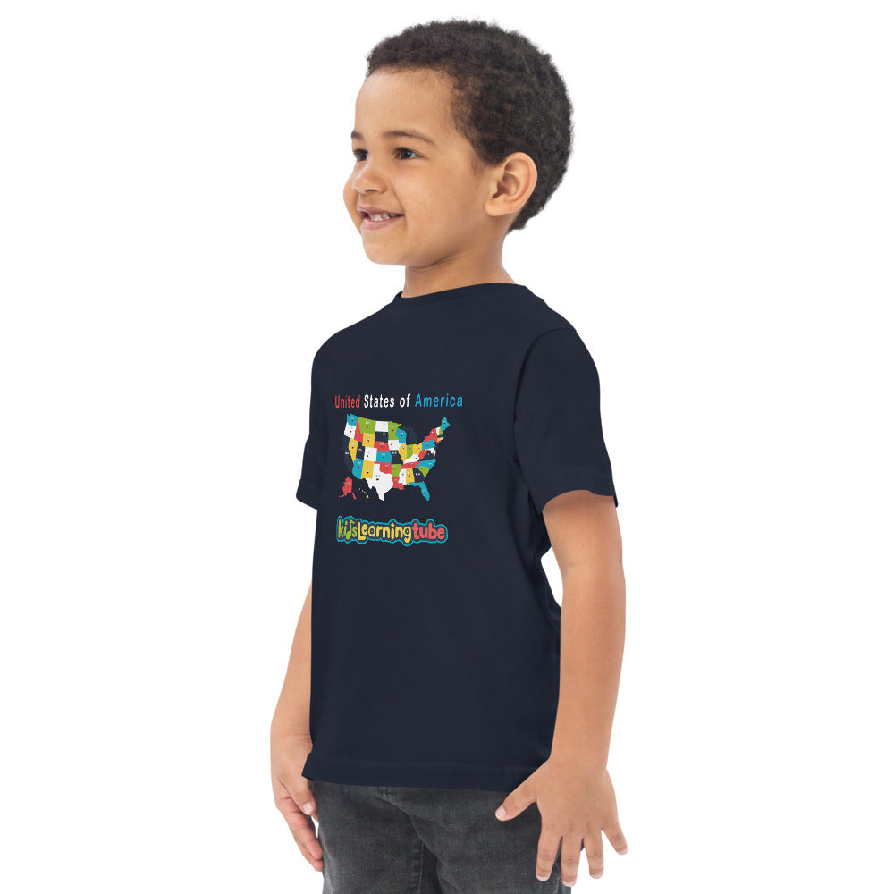 50 States - Toddler jersey t-shirt