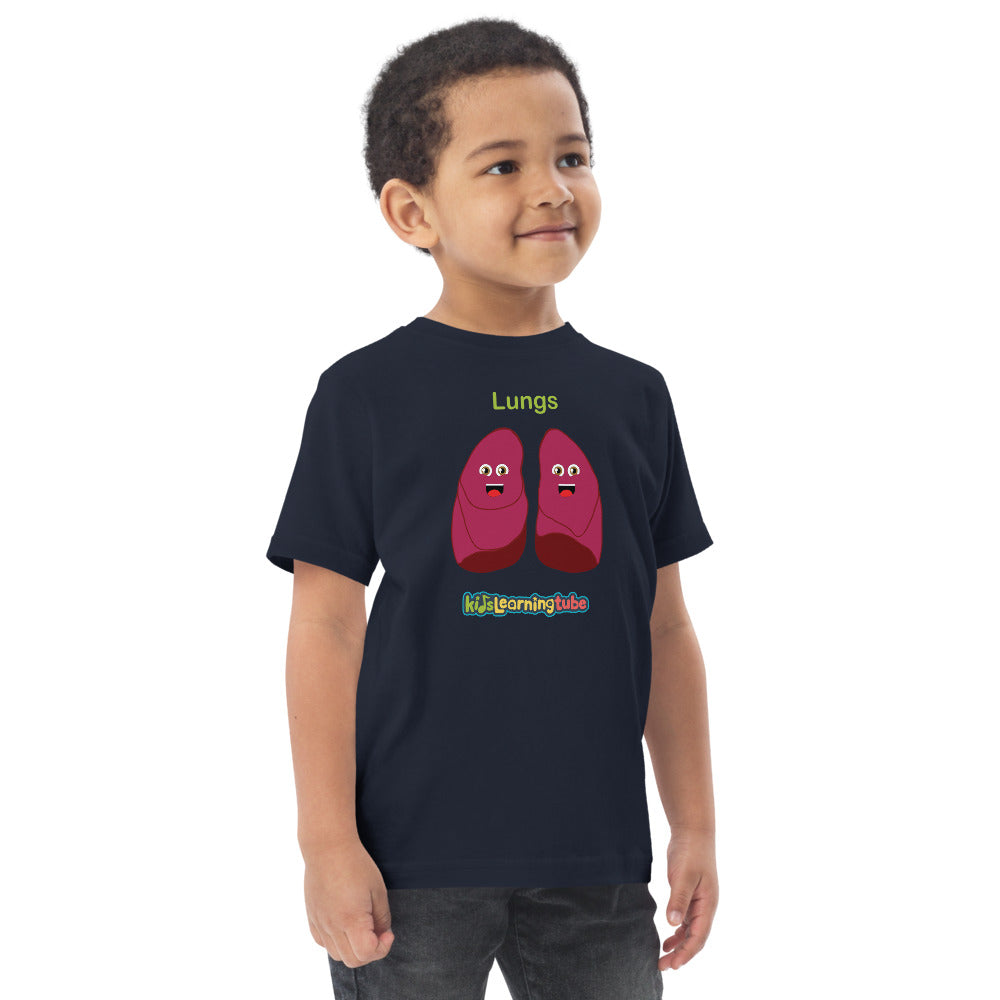 Lungs - Toddler jersey t-shirt