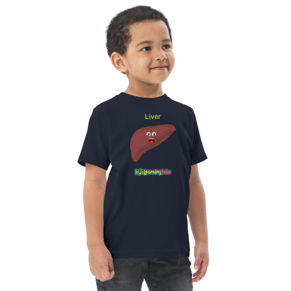 Liver - Toddler jersey t-shirt