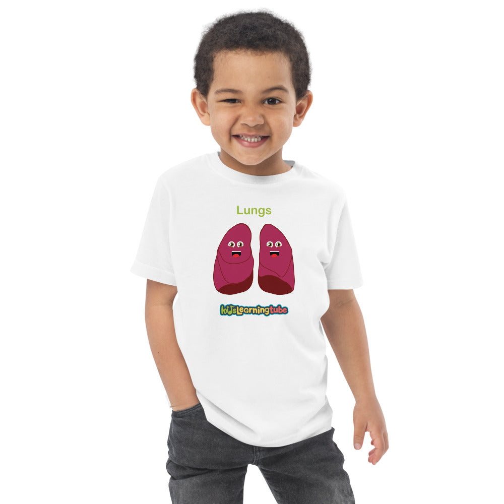 Lungs - Toddler jersey t-shirt
