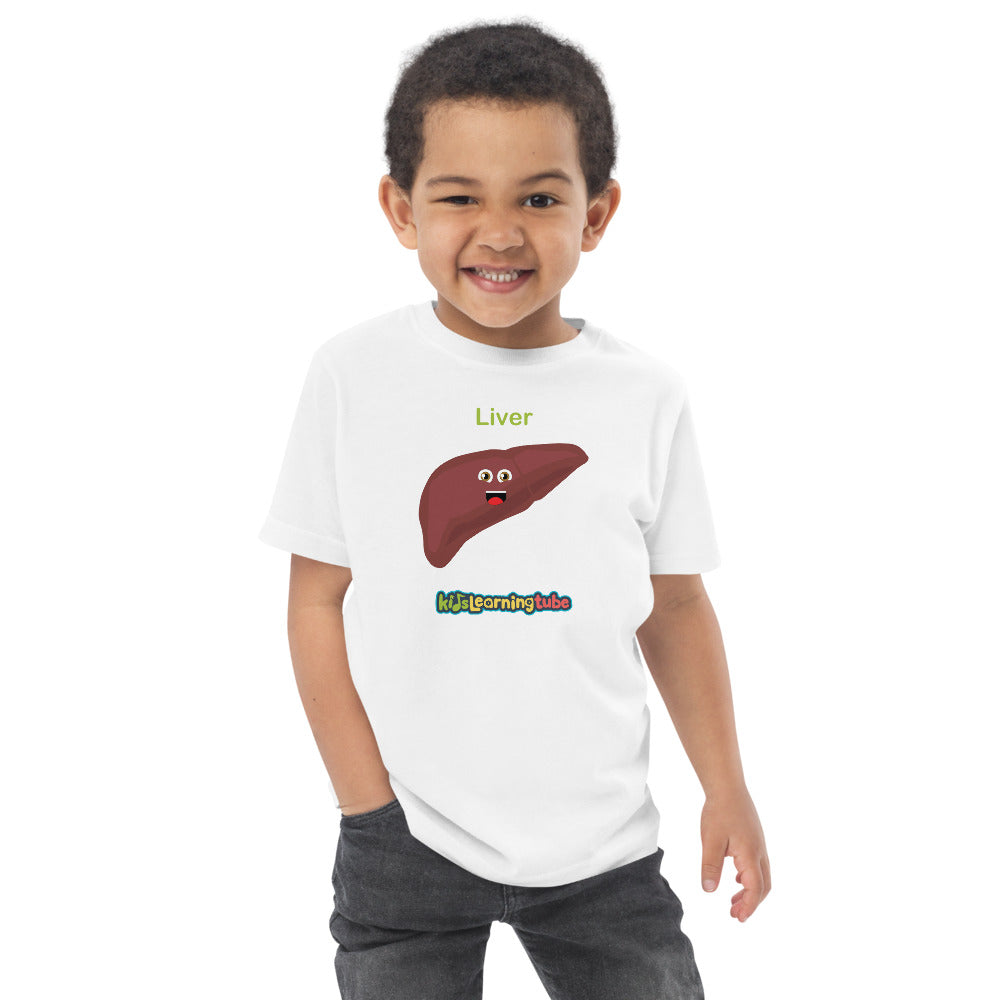 Liver - Toddler jersey t-shirt