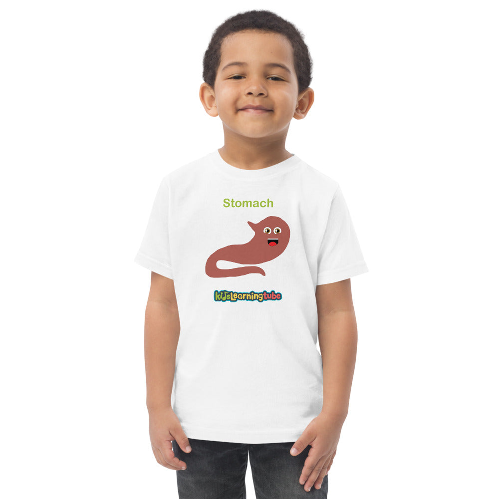 Stomach - Toddler jersey t-shirt