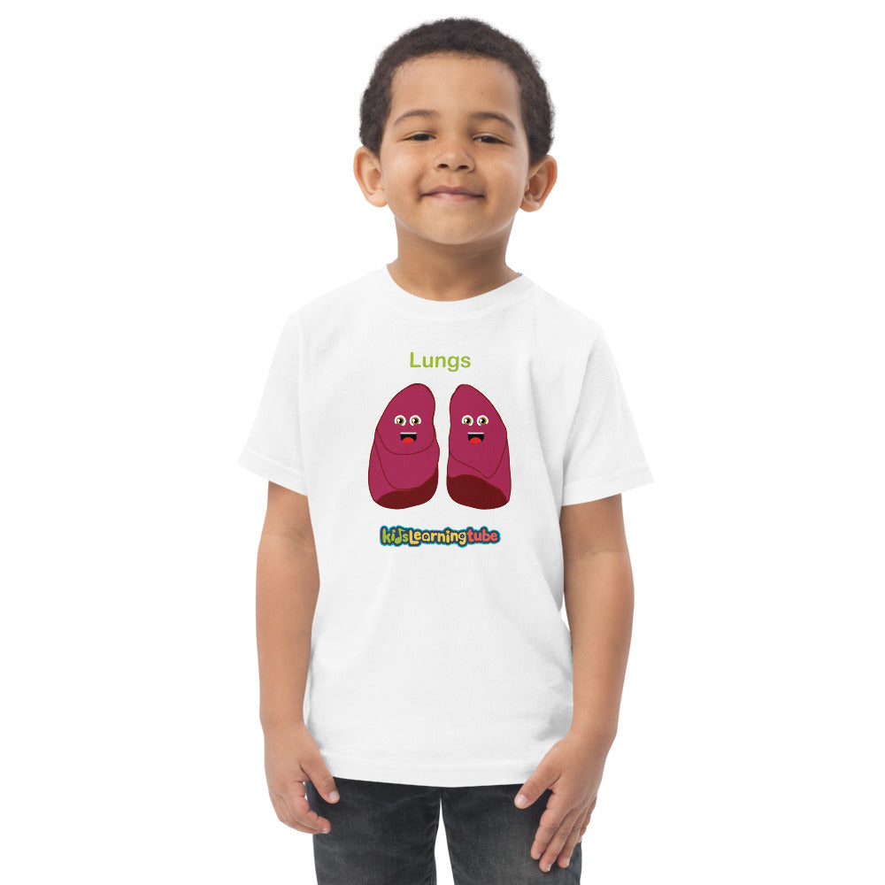 Lungs - Toddler jersey t-shirt