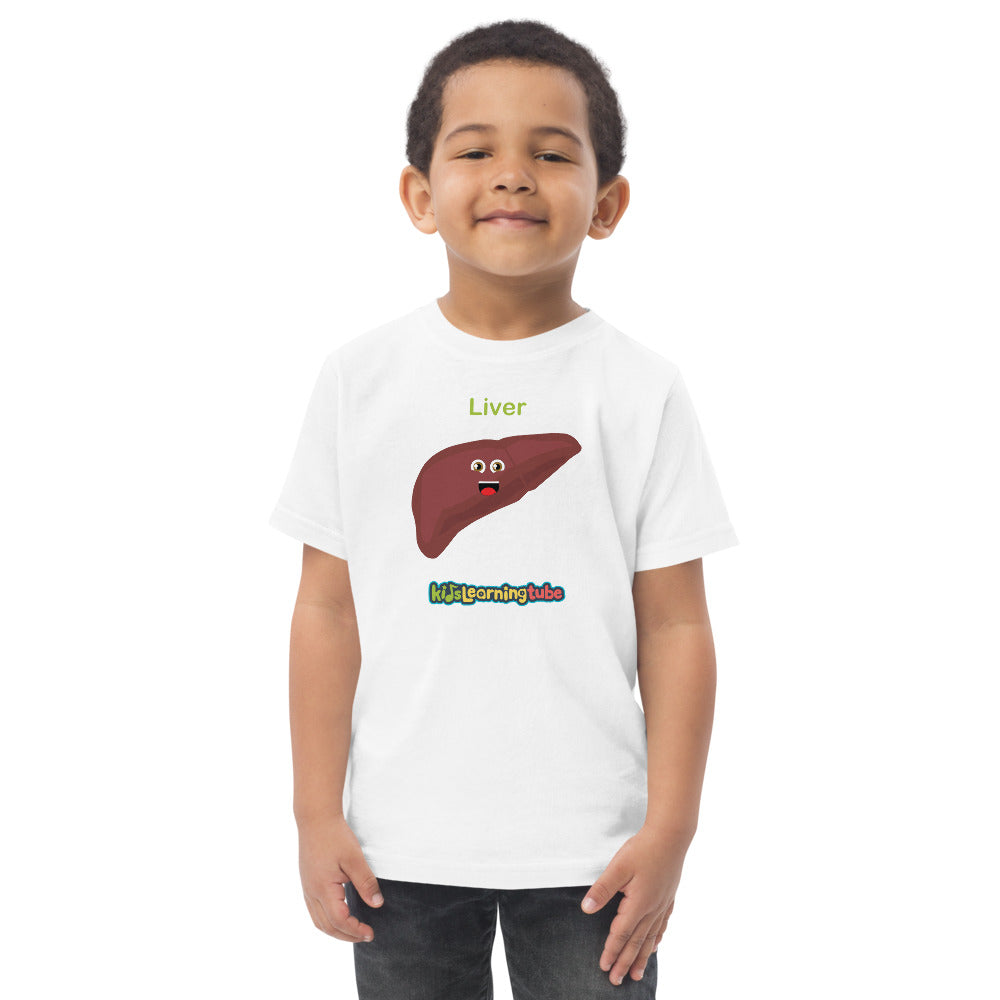 Liver - Toddler jersey t-shirt
