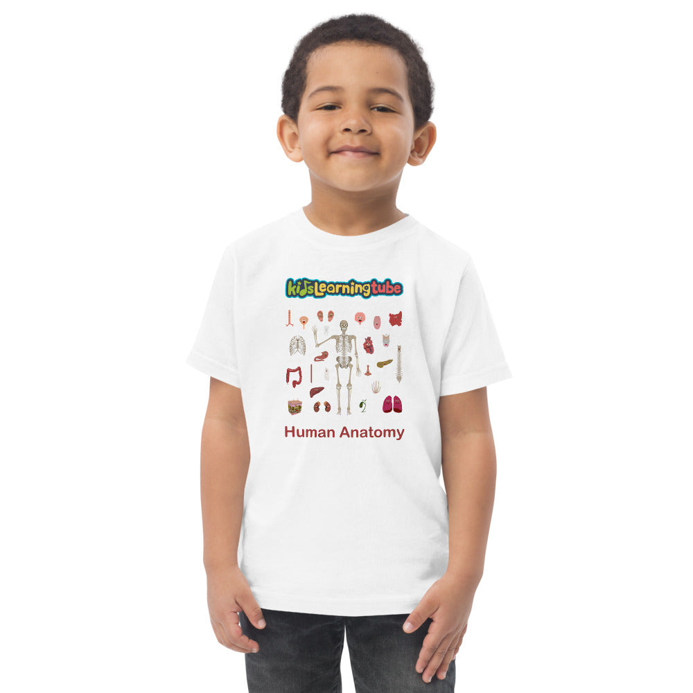 Human Anatomy - Toddler jersey t-shirt