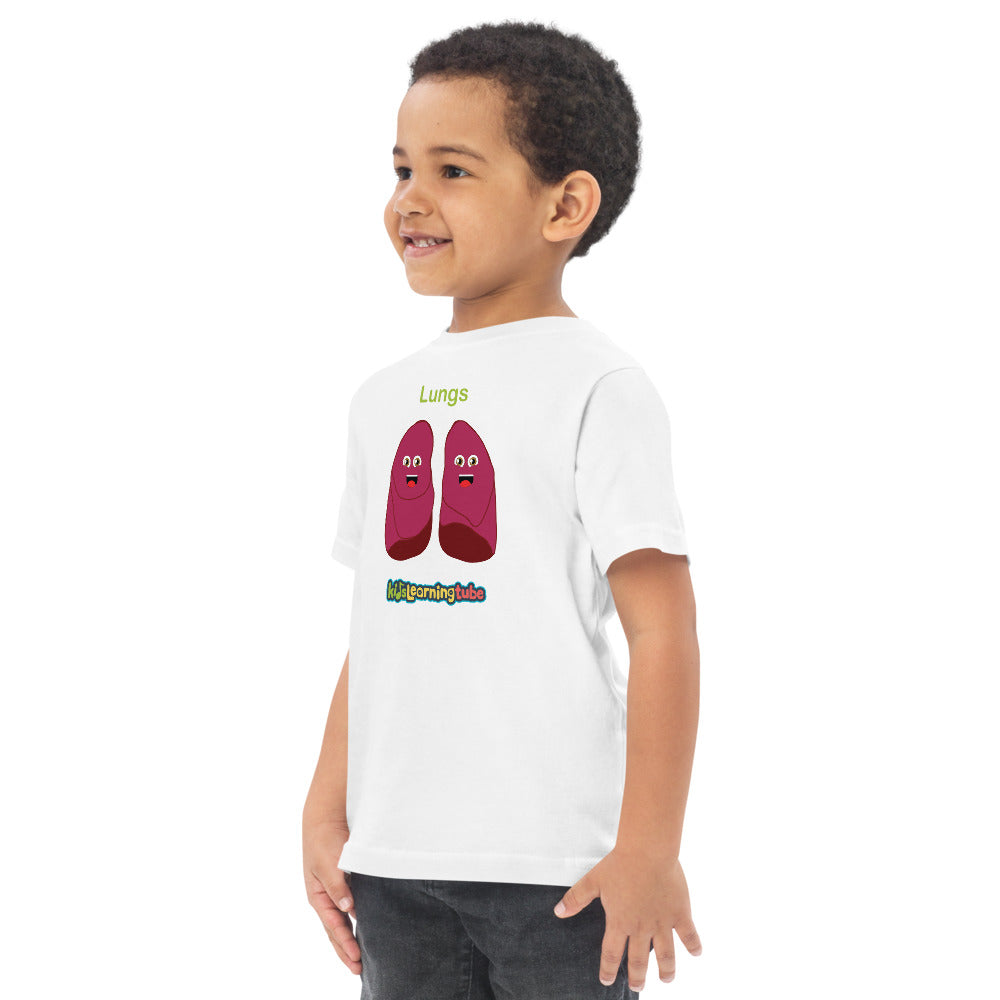 Lungs - Toddler jersey t-shirt