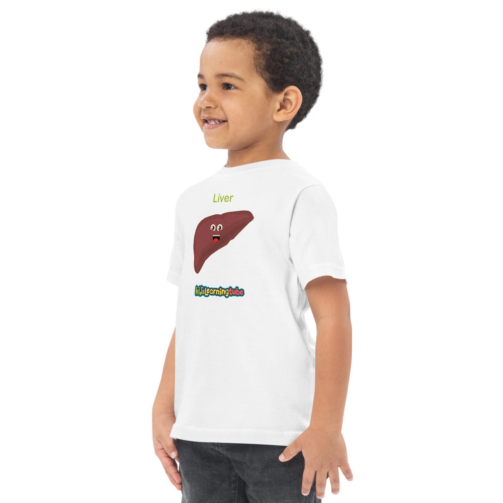 Liver - Toddler jersey t-shirt