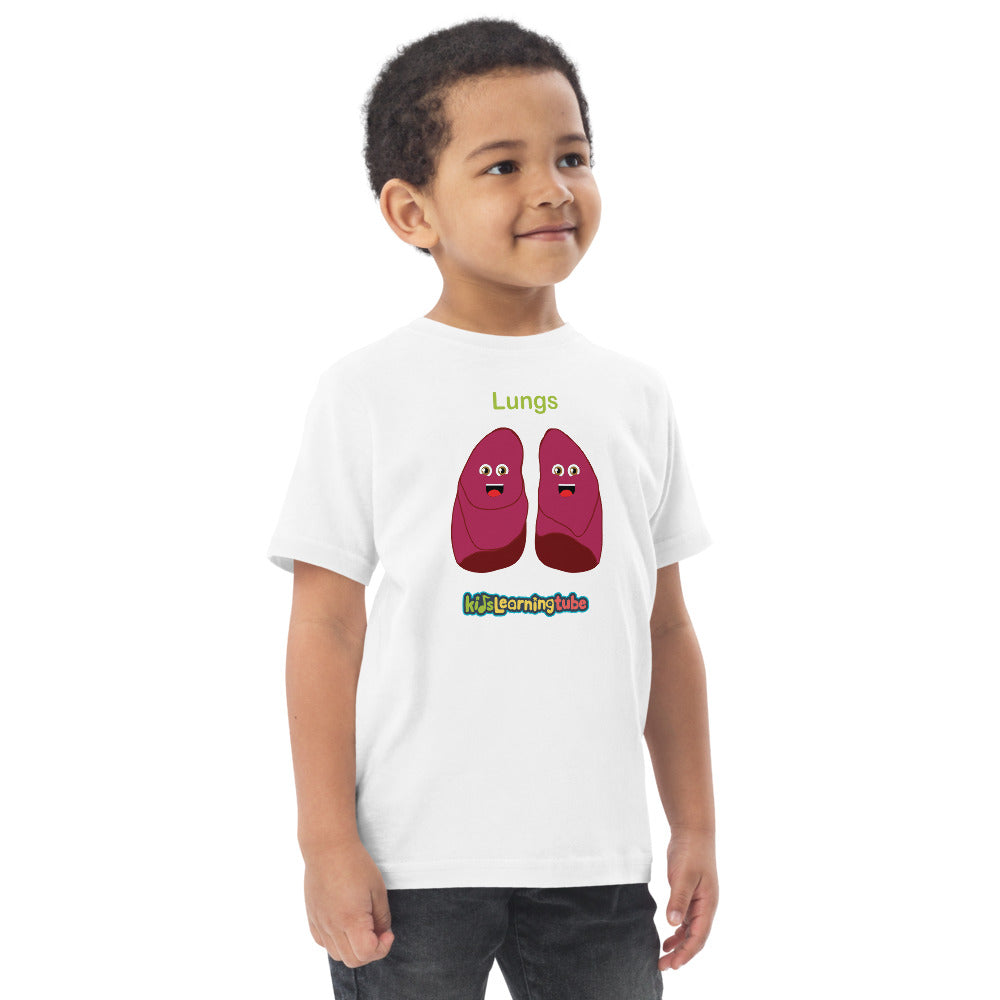 Lungs - Toddler jersey t-shirt