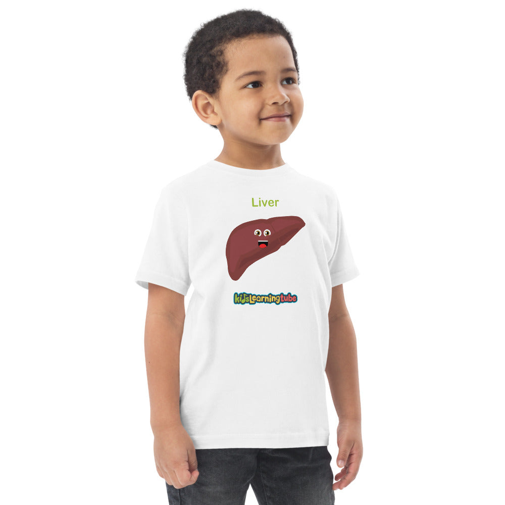 Liver - Toddler jersey t-shirt