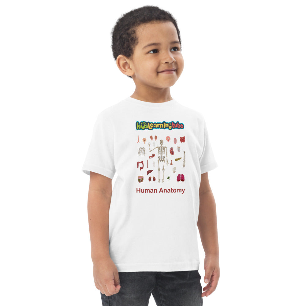 Human Anatomy - Toddler jersey t-shirt