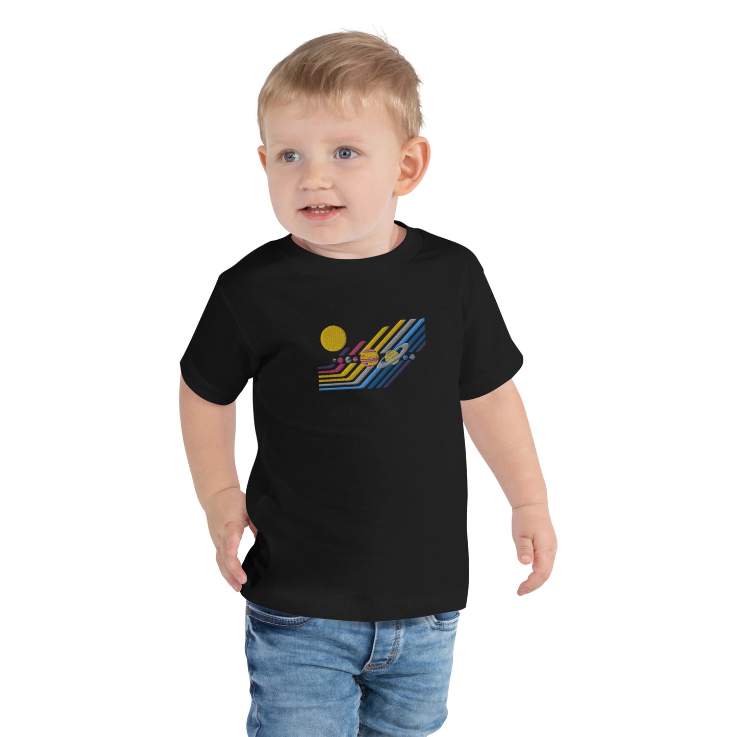 Solar System Toddler Short Sleeve Tee shirt