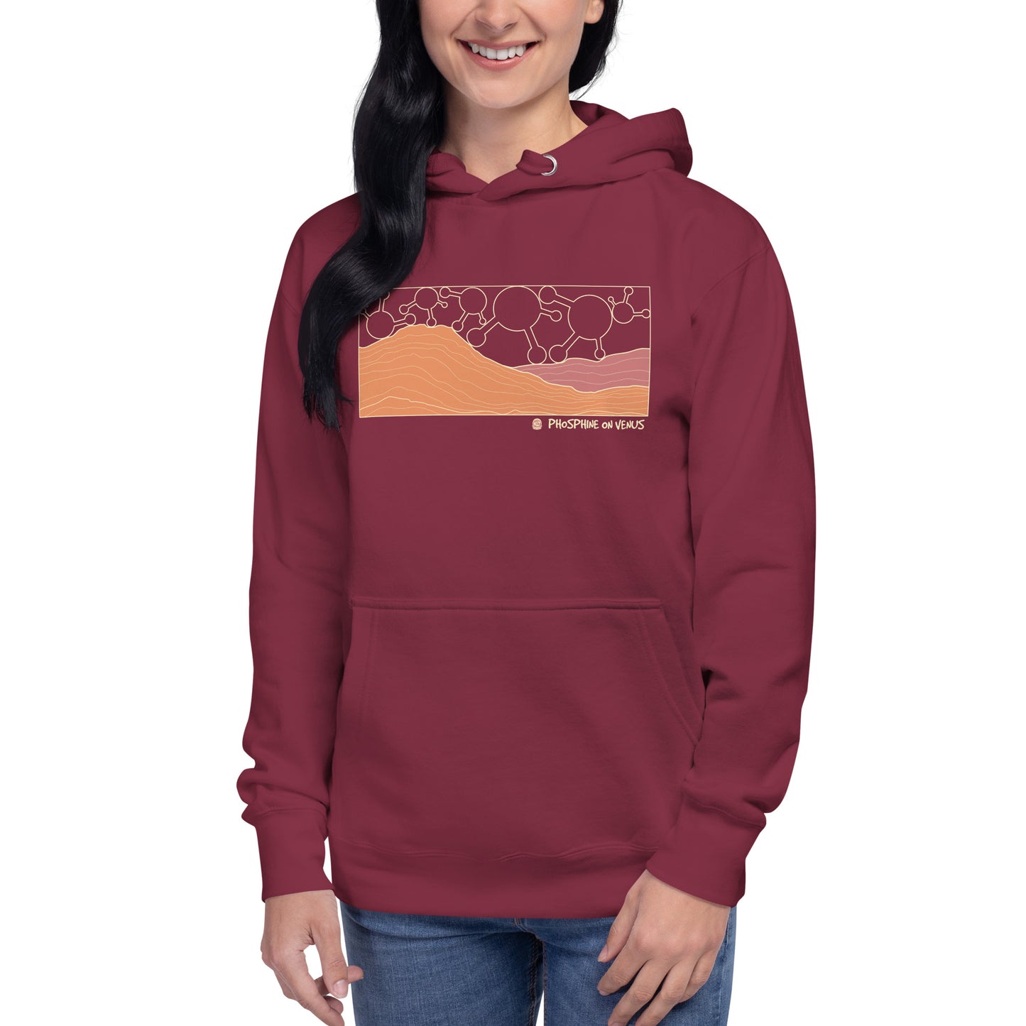 Phosphine on Venus dark Hoodie
