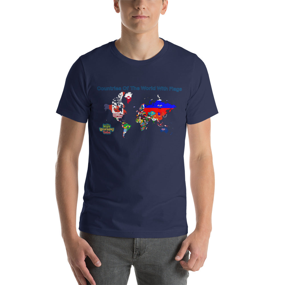Countries of the World - Short-Sleeve Unisex T-Shirt