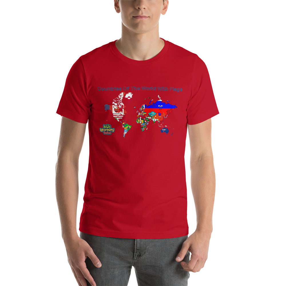 Countries of the World - Short-Sleeve Unisex T-Shirt