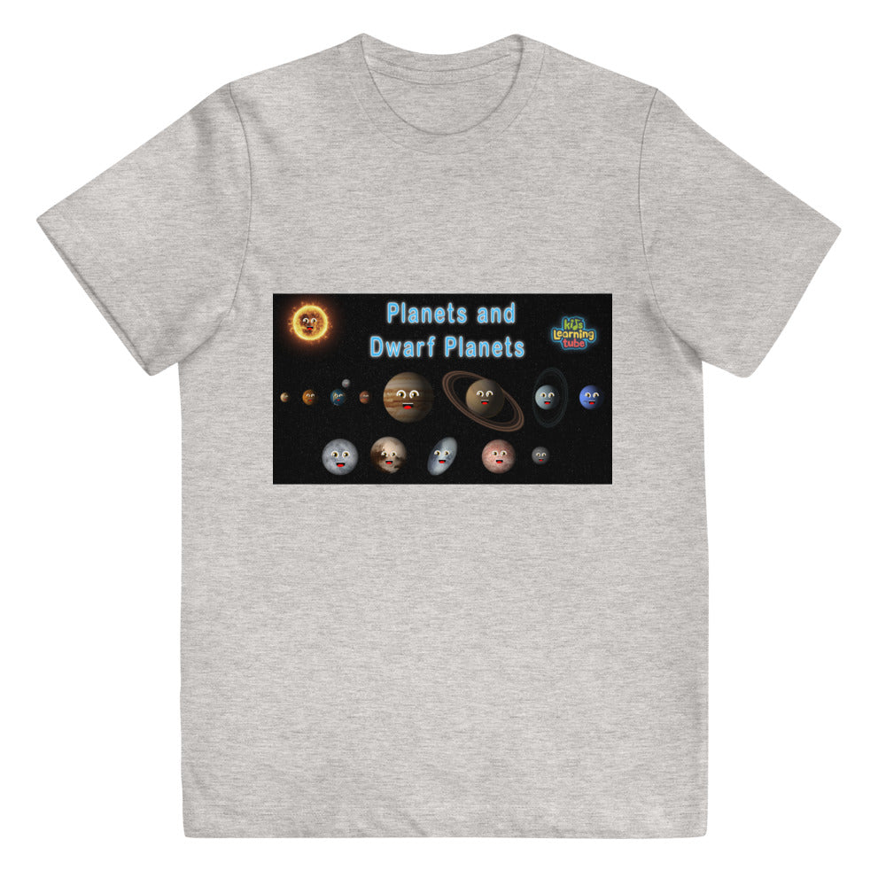 8 Planets and 5 Dwarf Planets - Youth jersey t-shirt