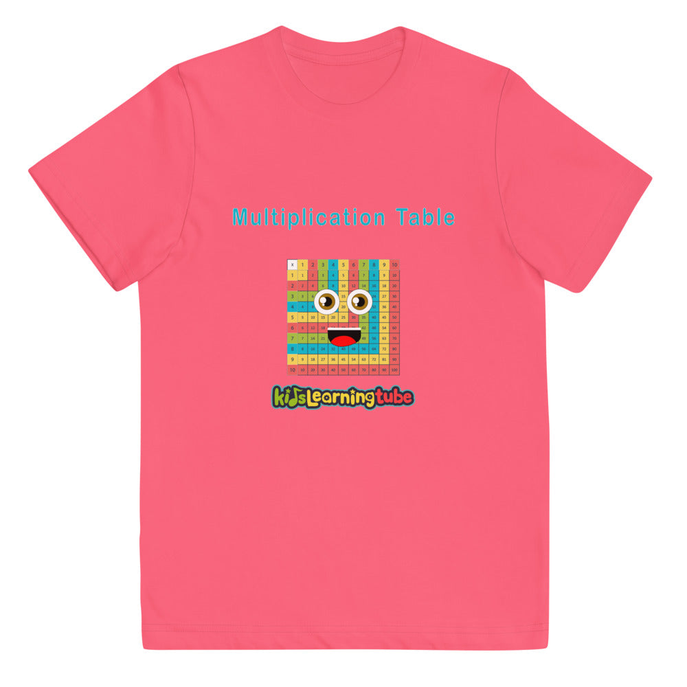 Multiplication Table - Youth jersey t-shirt