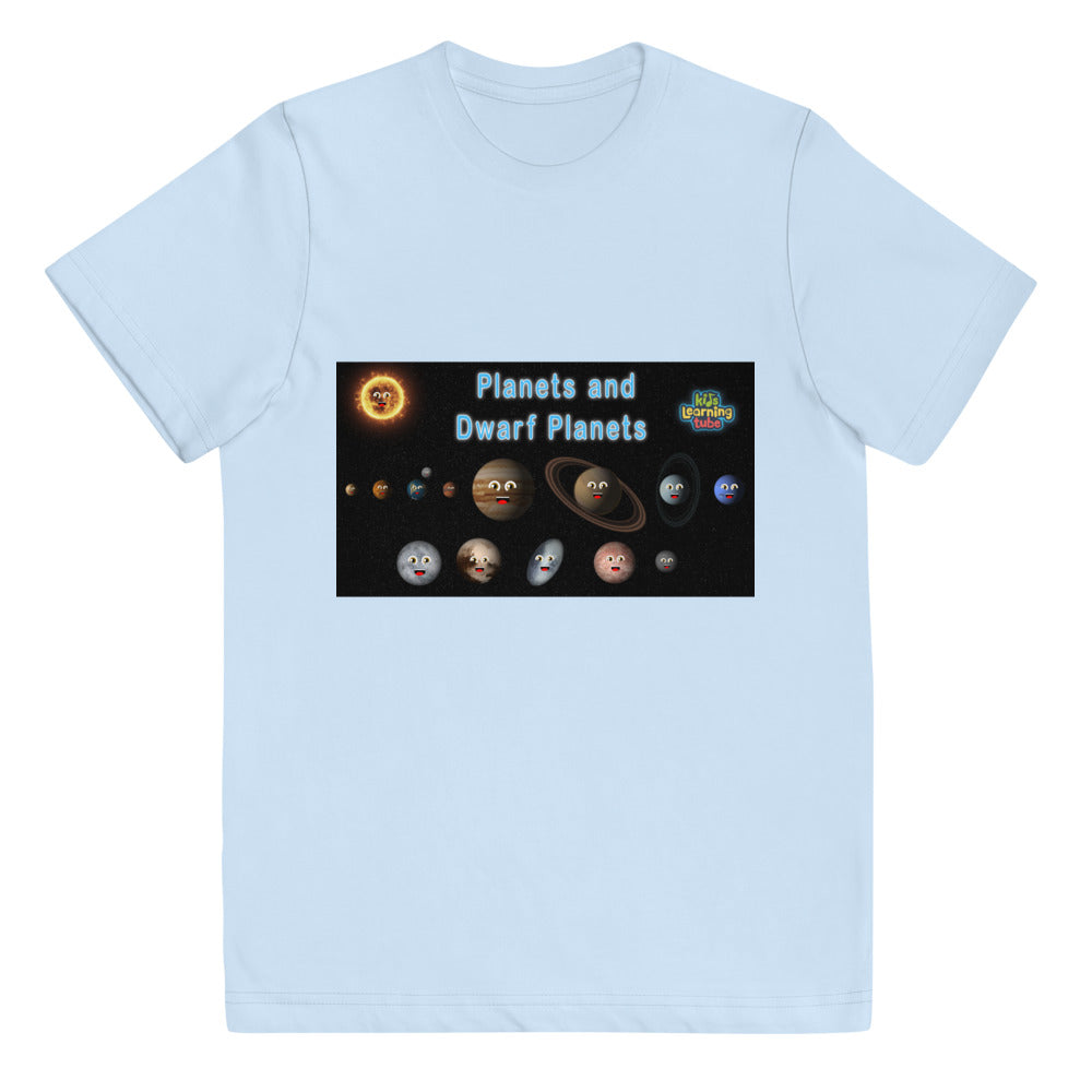 8 Planets and 5 Dwarf Planets - Youth jersey t-shirt
