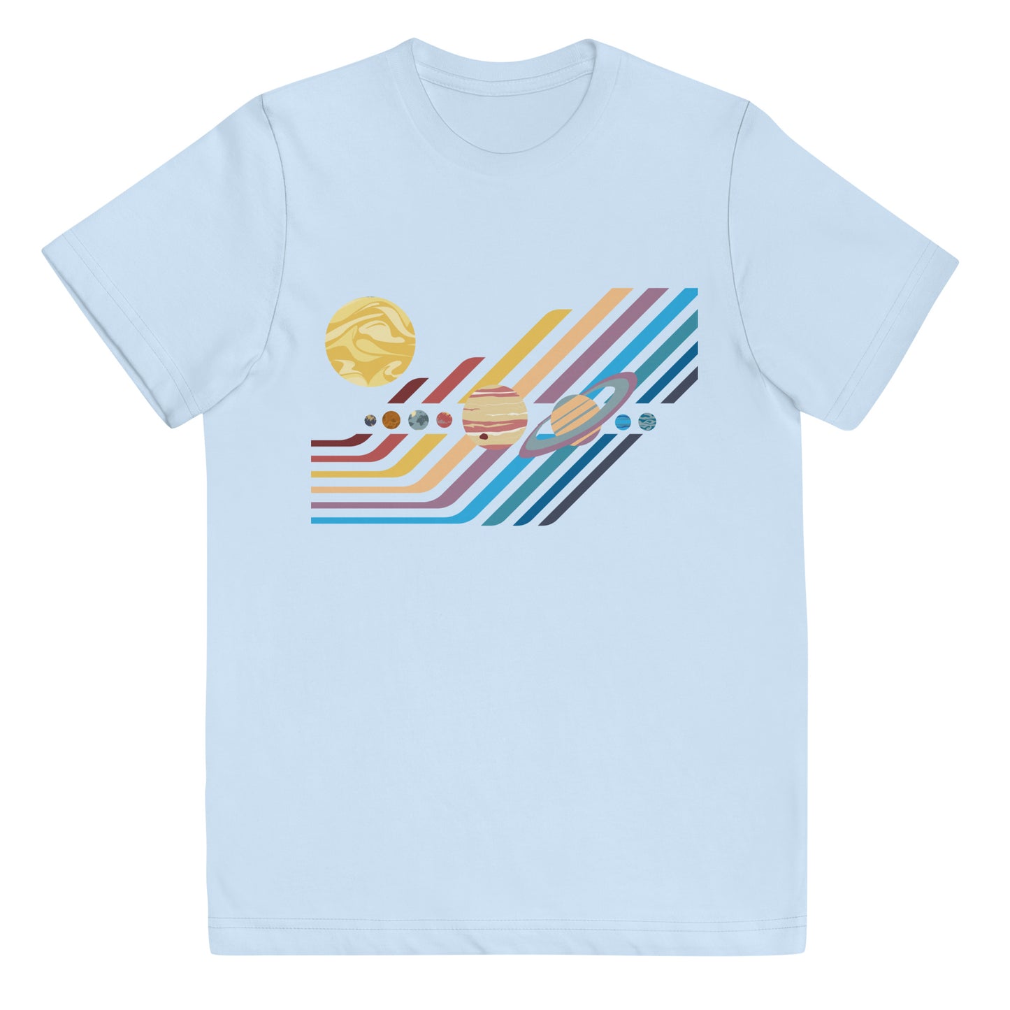 Solar System Youth jersey t-shirt retro