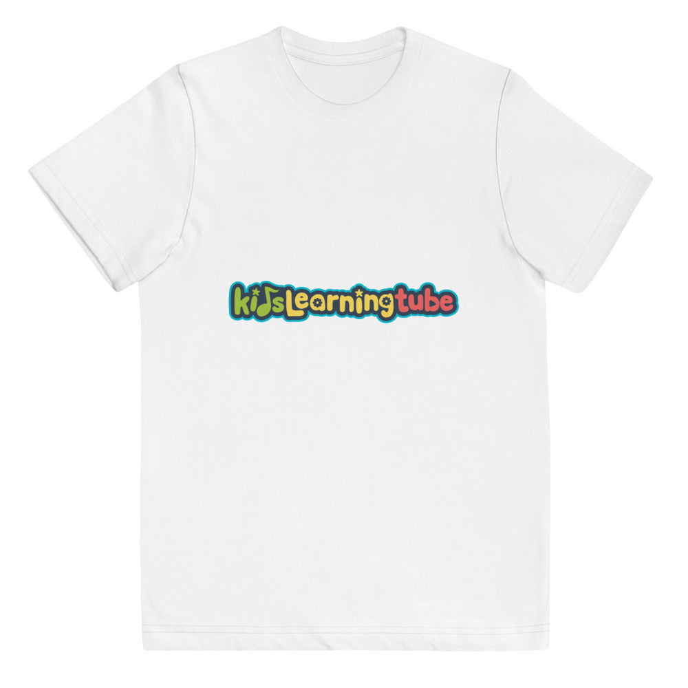 Kids Learning Tube Shapes Youth Jersey T-Shirt White / XL