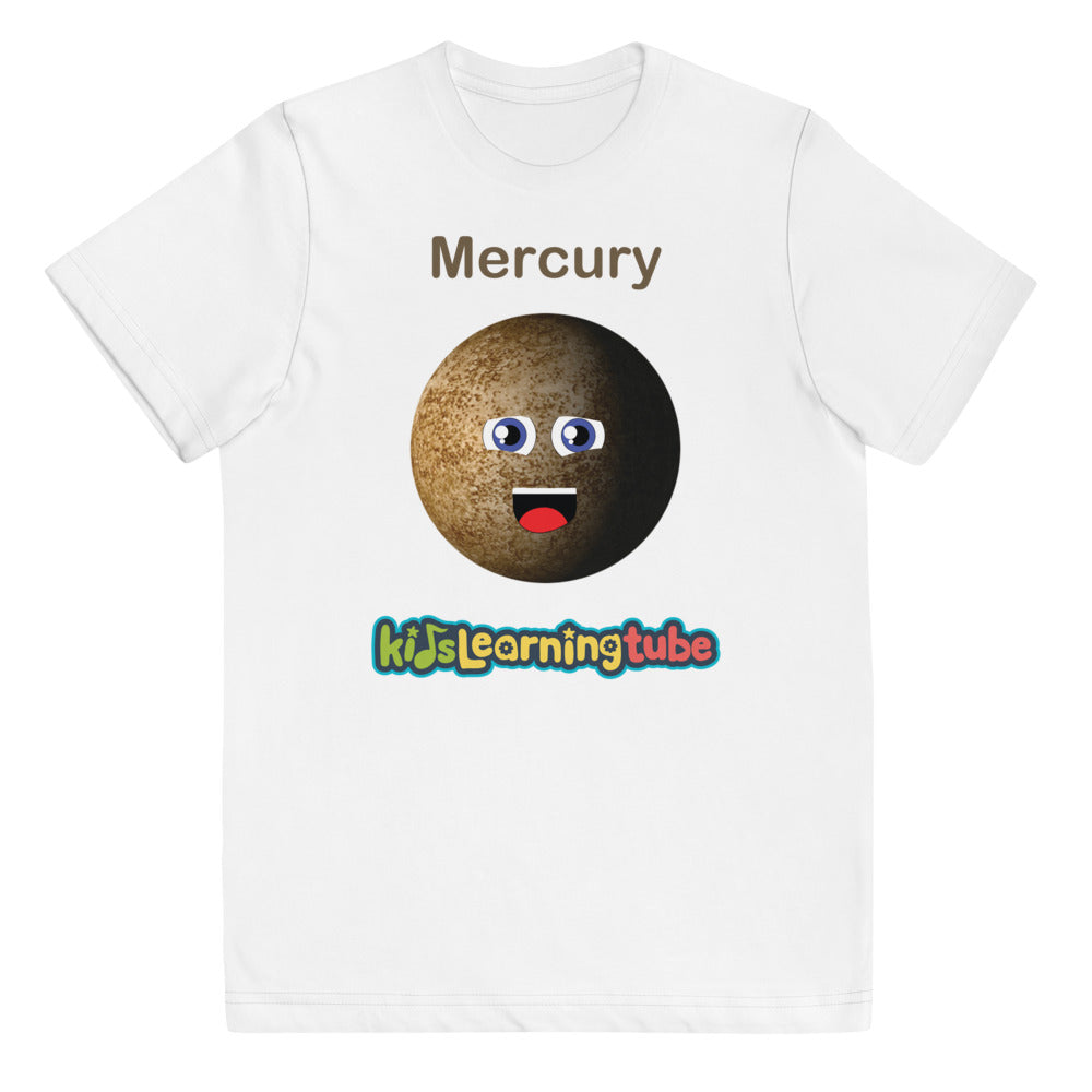 Kids Learning Tube Mercury Youth Jersey T-Shirt White / XS