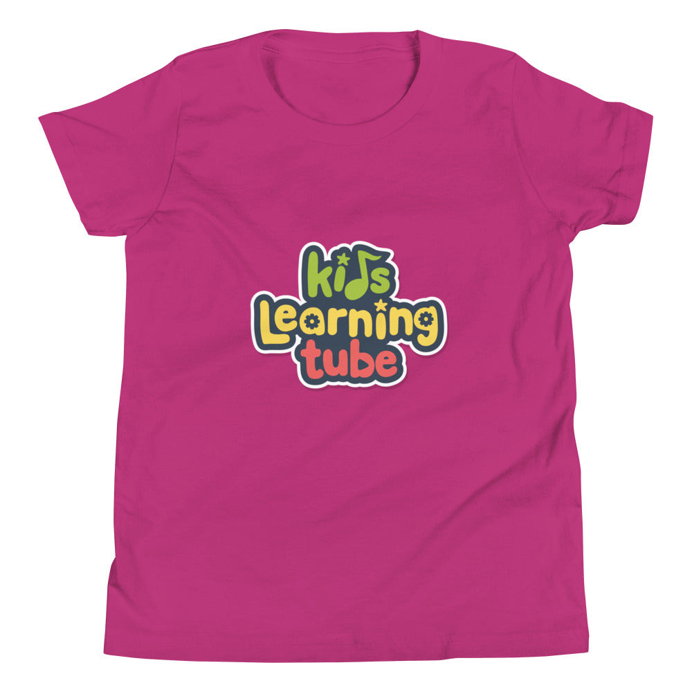 Kids Learning Tube Stack Logo - Youth Short Sleeve T-Shirt