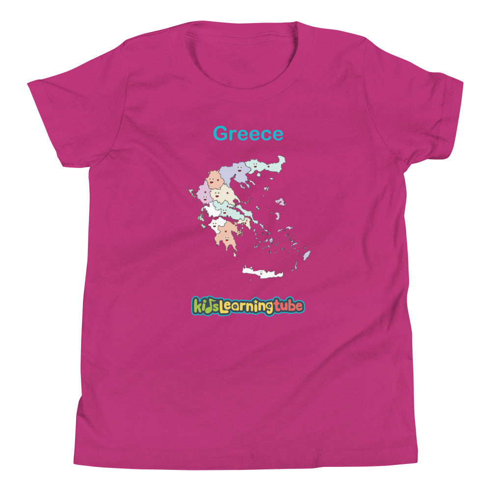 Greece Youth Short Sleeve T-Shirt