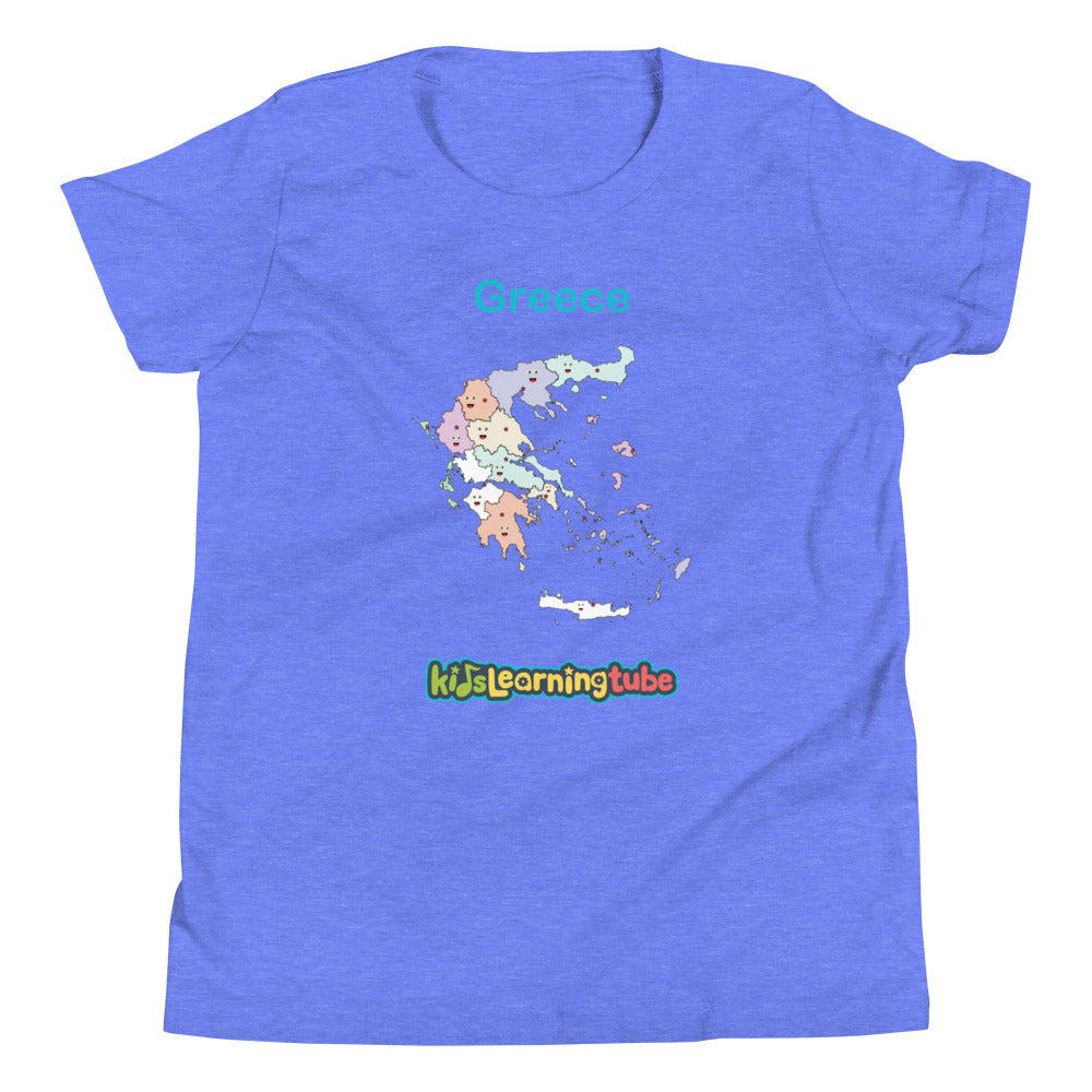 Greece Youth Short Sleeve T-Shirt