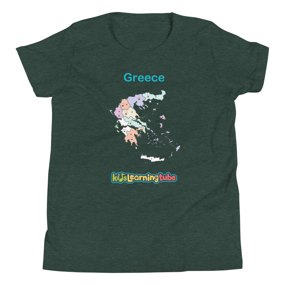 Greece Youth Short Sleeve T-Shirt