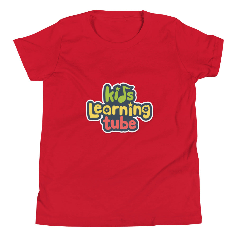 Kids Learning Tube Stack Logo - Youth Short Sleeve T-Shirt