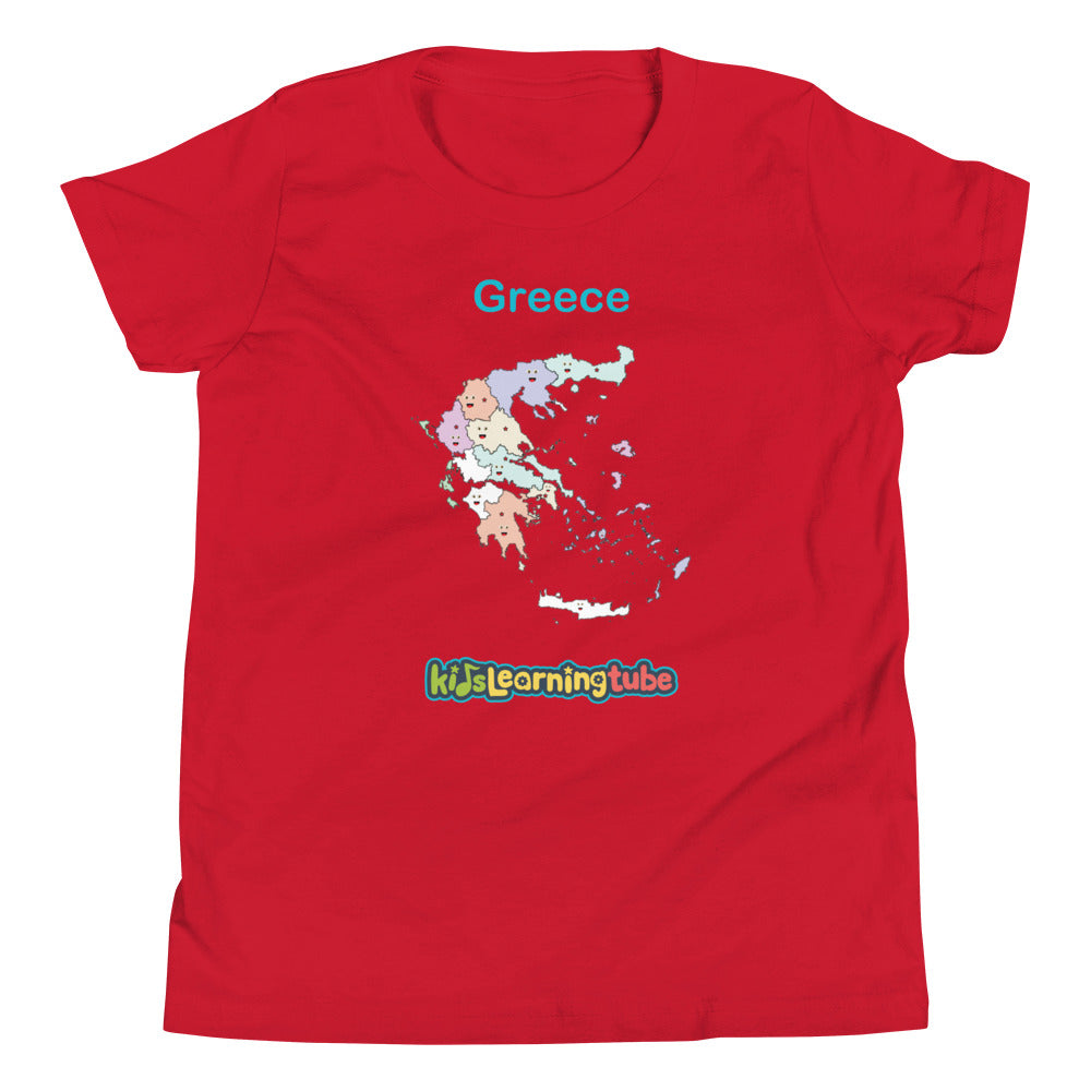Greece Youth Short Sleeve T-Shirt