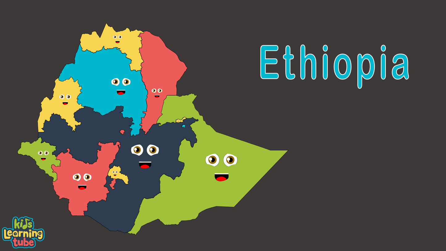 Ethiopia Coloring Sheet
