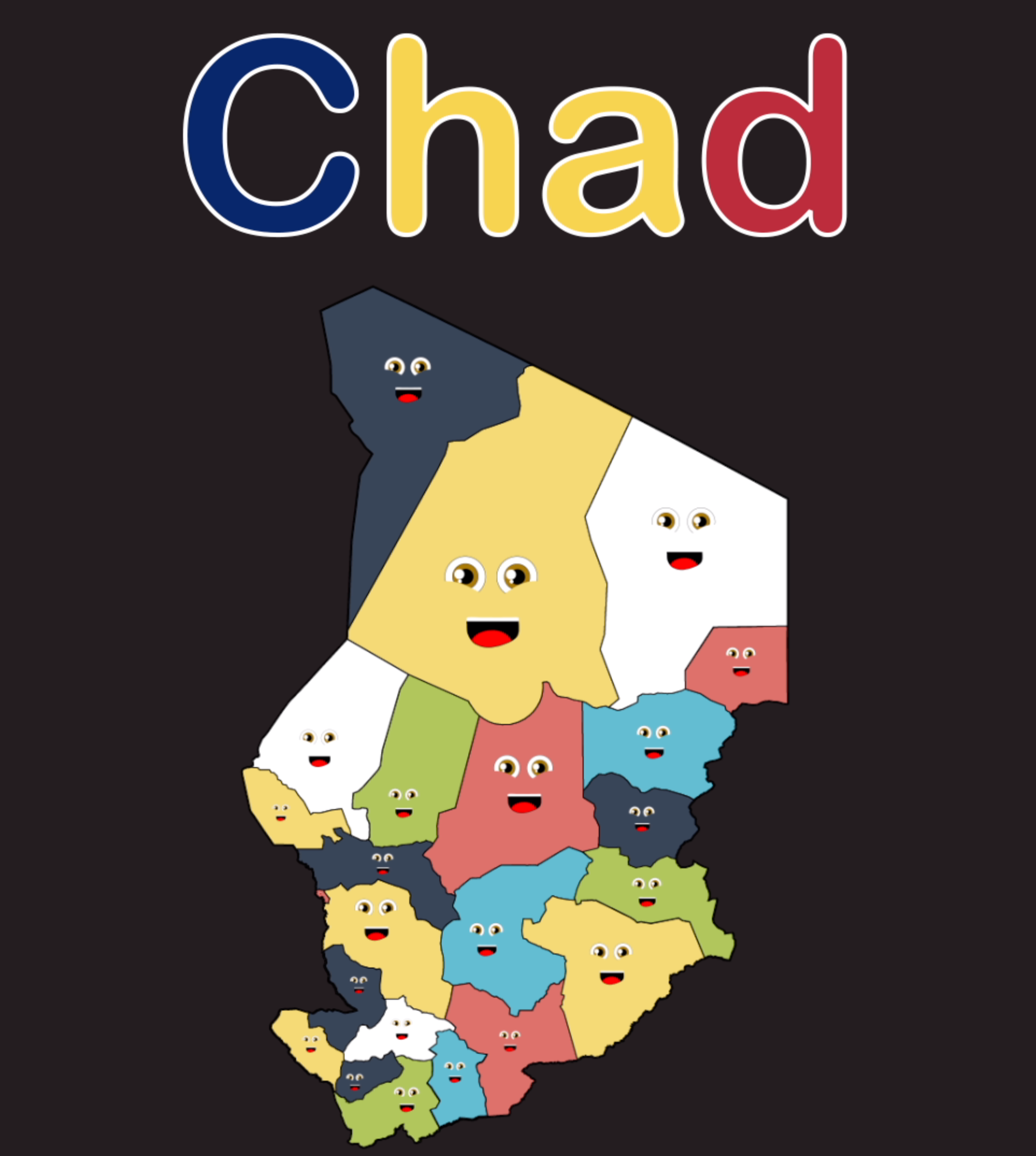 Chad Coloring Sheet Kids Learning Tube Chad coloring sheet kids learning tube