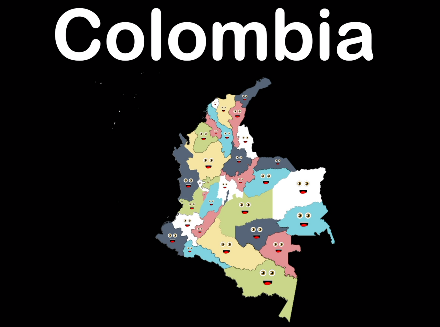 Colombia Coloring Sheet